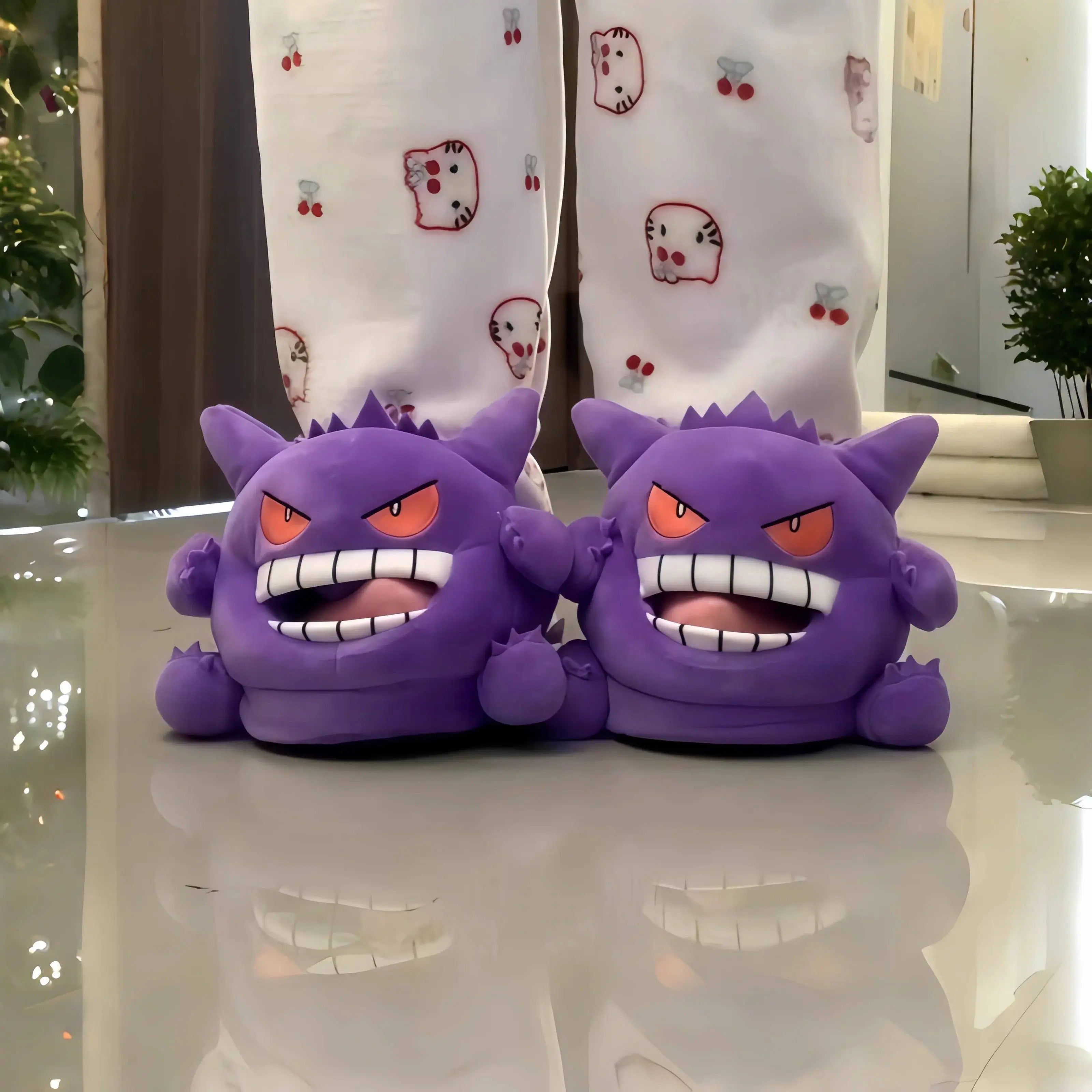 Pokemon Gengar Slippers Funny Tongue